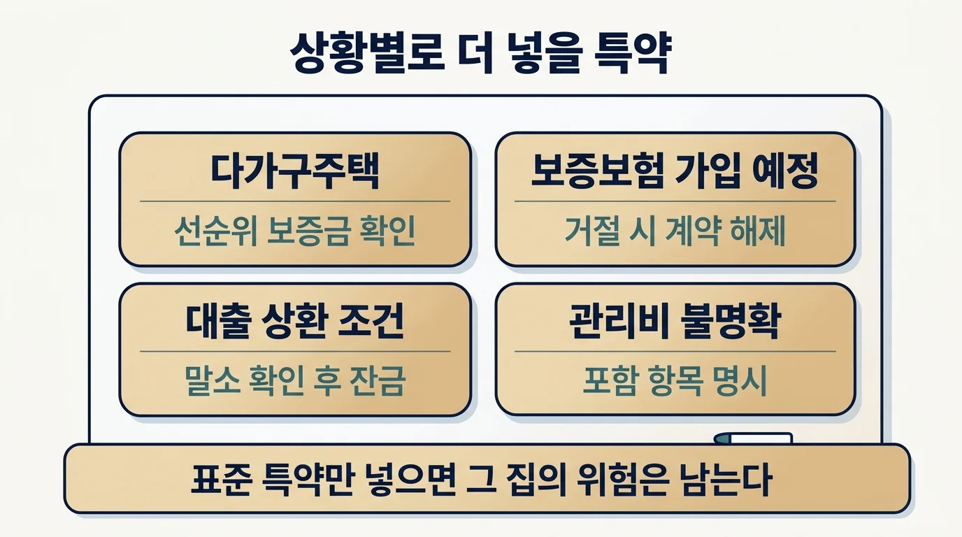 다가구 선순위 보증금과 보증보험 거절 등 상황별 추가 특약 정리